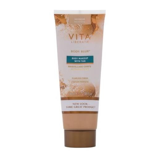 Vita Liberata body blur™ body makeup with tan fondotinta corpo con effetto autoabbronzante 100 ml tonalità medium
