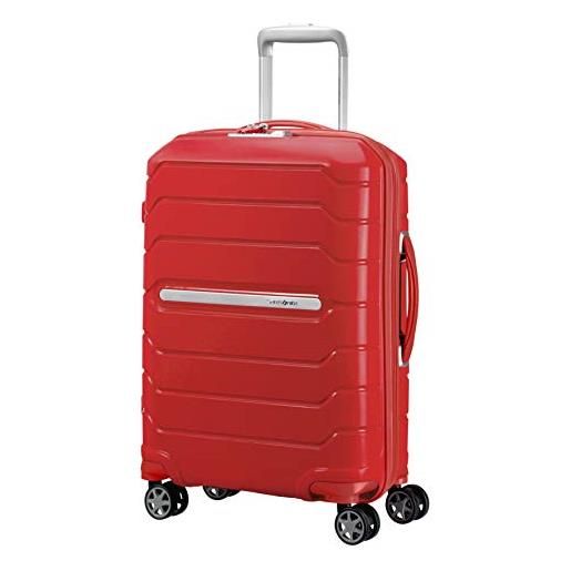 Samsonite flux spinner bagaglio a mano, s (55 cm-44 litri), rosso (red)