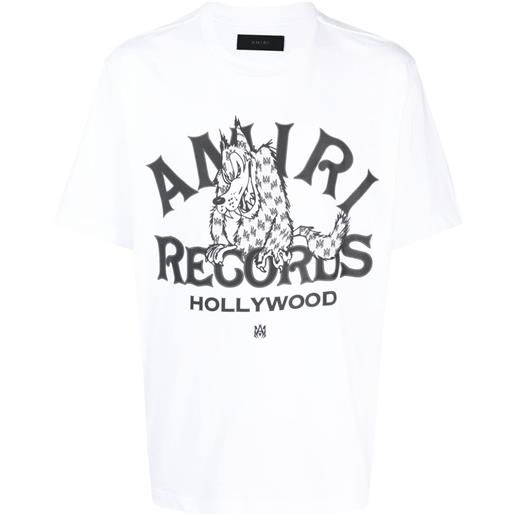 AMIRI t-shirt con stampa grafica - bianco