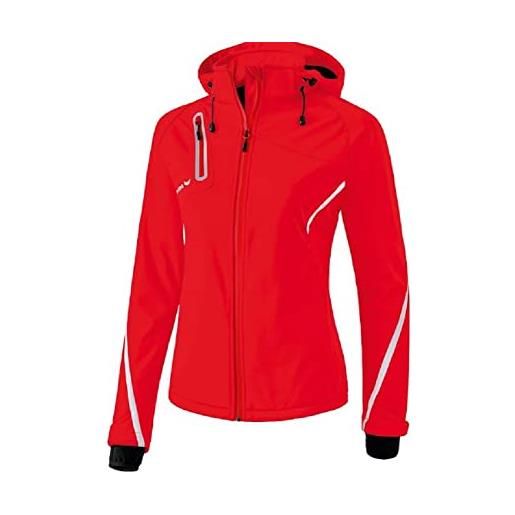 Erima 9060711 jacket, donna, rosso/bianco, 46