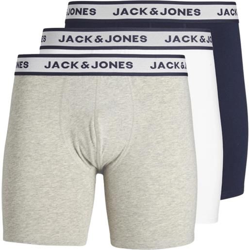 JACK JONES solid boxer briefs 3 pack noos uomo