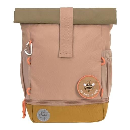 Lässig zaino per l'asilo zaino per bambini rolltop con cinghia pettorale idrorepellente, 11 litri/ mini rolltop backpack nature nocciola