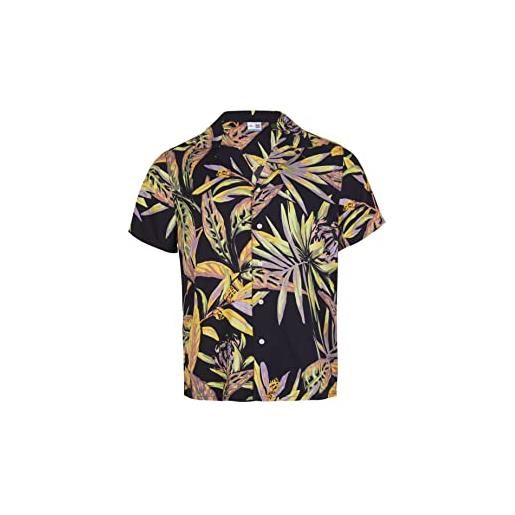O'NEILL stampa shirt camicia, 39033 black tropical flower, s/m uomo