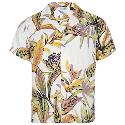 O'NEILL stampa shirt camicia, 39033 black tropical flower, s/m uomo