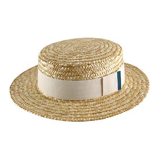 Bon Clic Bon Genre - cappello paglietta biarritz - size 64 cm - creme