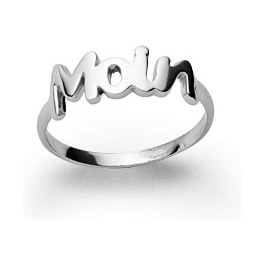 DUR moin r5273.58 - anello da donna in argento sterling, misura anello: 58, 58, argento, nessuna pietra preziosa