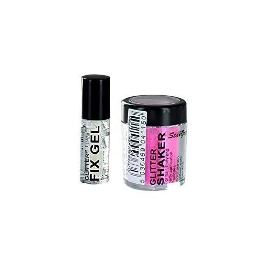 Stargazer Products stargazer loose glitter shaker for hair& body with glitter fix gel /glue-uv pink