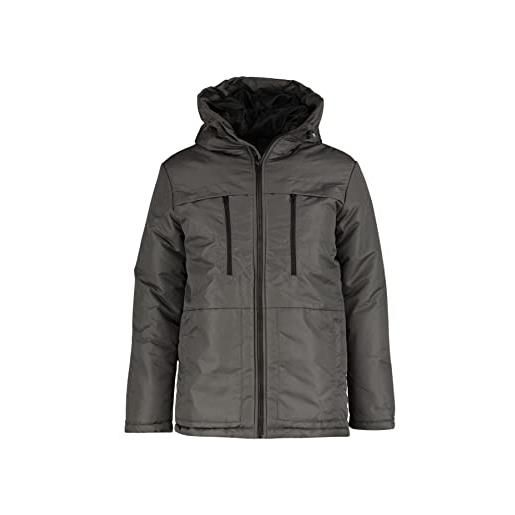 Trendyol giacca invernale aderente con cappuccio colorblock cappotto, antracite, l uomo