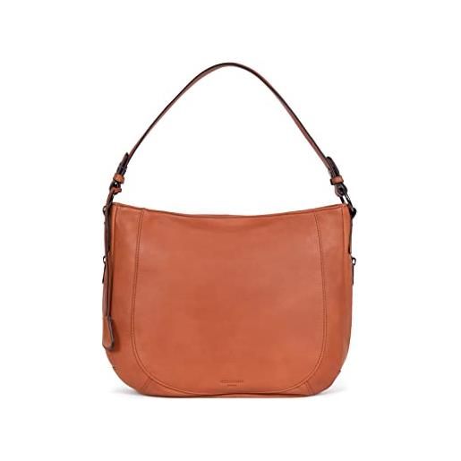 Hexagona bolso, borsa con manico lungo donna, arancione, l: 30 x p: 12 x h: 25 cm