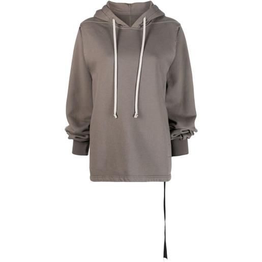 Rick Owens felpa con cappuccio - grigio