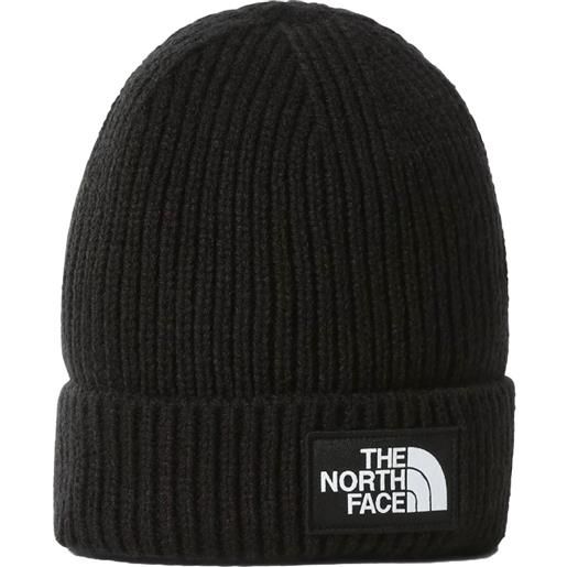 THE NORTH FACE berretto con risvolto e logo box tnf