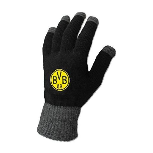 Borussia Dortmund, guanti per smartphone, nero-giallo, l