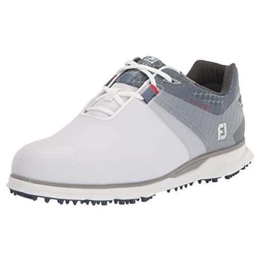 Footjoy pro|sl sport, scarpe da golf uomo, bianco blu nebbia navy, 46.5 eu