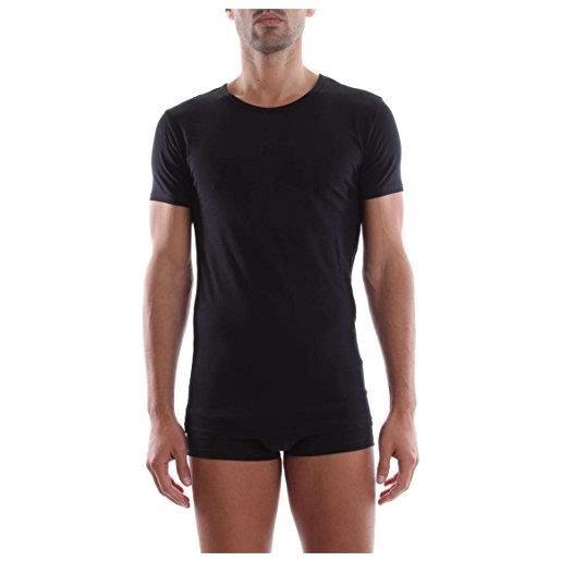 Tommy Hilfiger t-shirt maniche corte uomo scollo rotondo, nero (black), xxl