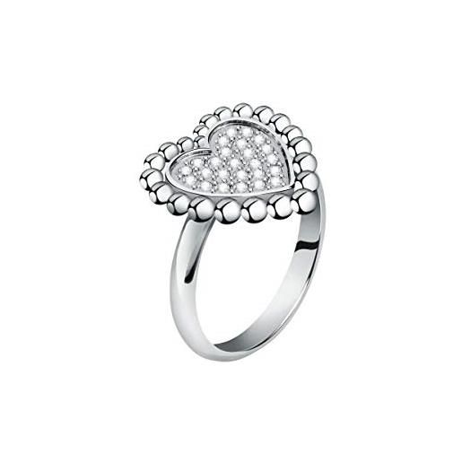 Morellato anello donna, collezione dolcevita, in acciaio - saua14