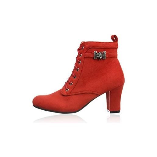 Andrea Conti hirschkogel 3617400002, stivali senza chiusura donna, rosso (rot (rot), 35 eu