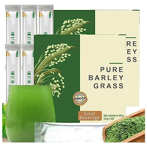 FAIRZ 2 box naveta barley grass powder 100% pure & organic, organic barley grass powder, easy to use and carry, for men women body shaping