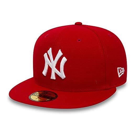 New Era york yankees cap 59fifty basecap baseball fitted kappe mlb rot - 7 1/8-57cm (m)