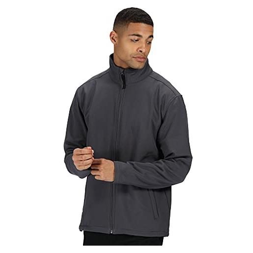 Regatta giacca professionale reid idrorepellente e antivento in softshell, uomo, grigio (nero), 3xl