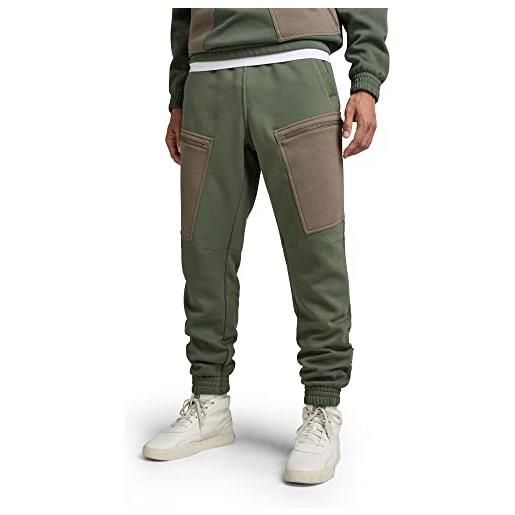 G-STAR RAW men's multi pocket sweatpants, verde (lt hunter d21521-a971-8165), m
