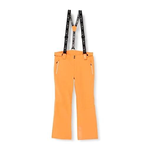 CMP - pantaloni da sci elasticizzati in twill da uomo, carrot, 54
