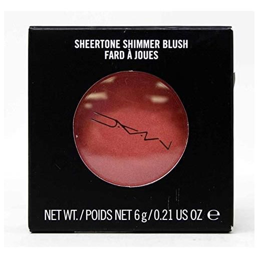 MAC sheertone shimmer powder blush peachykeen for women, 0.21 ounce by m. A. C