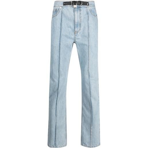 JW Anderson jeans dritti con dettaglio - blu
