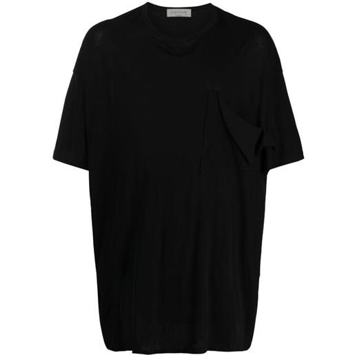 Yohji Yamamoto t-shirt girocollo - nero