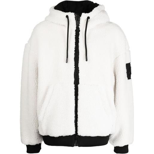 Moose Knuckles giacca in felpa con cappuccio - bianco