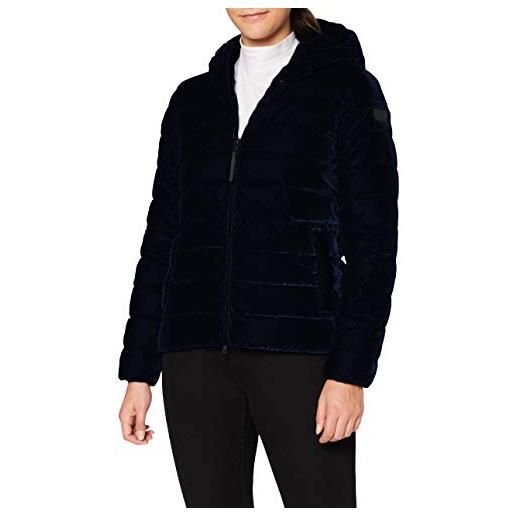 CMP - giacca da donna con cappuccio fisso, black blue, 48