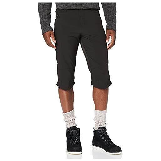 CMP - pantaloni capri elasticizzati da uomo, nero, 56