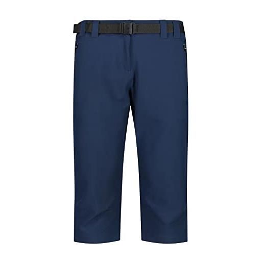 CMP capri stretch trousers, woman, blue, 50