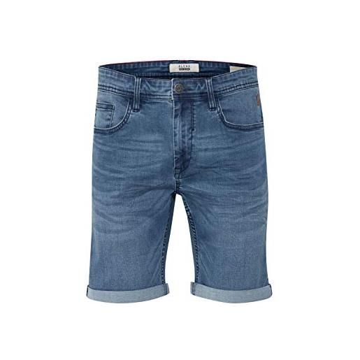 b BLEND blend bendigo pantaloncini di jeans shorts bermuda da uomo elasticizzato slim, taglia: m, colore: denim light. Blue (76200)