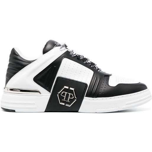 Philipp Plein sneakers con applicazione logo - nero