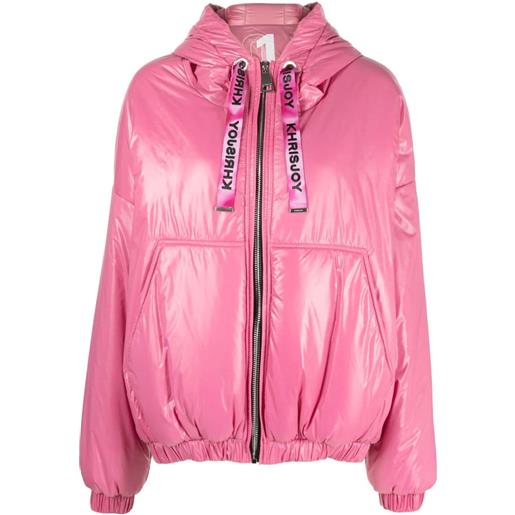 Khrisjoy giacca con cappuccio - rosa