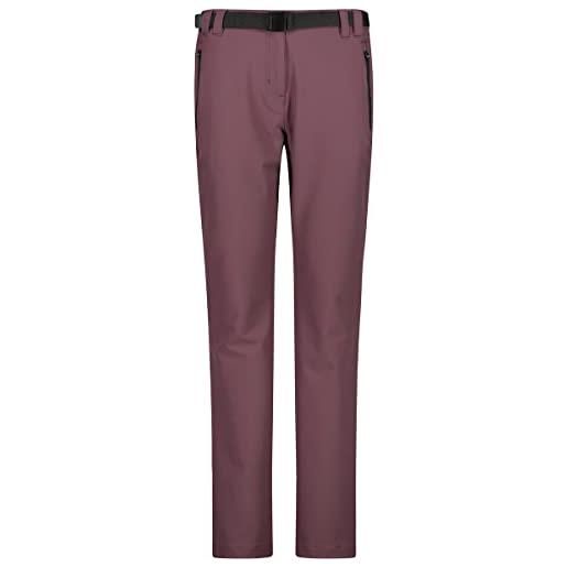 CMP - pantaloni elasticizzati da donna, plum, 48