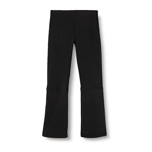 CMP, pantalone lungo da donna con ghetta interna, nero, l
