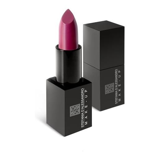 Stefania D'Alessandro Make-Up lipstick shiny, metal plum - rossetto stick perlato, prugna metallico - stefania d'alessandro makeup