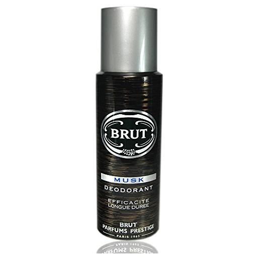 Brut, deodorante spray (confezione da 3) al muschio per corpo, da 200 ml