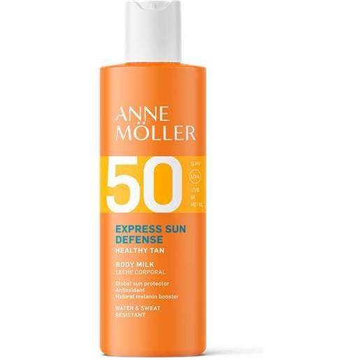 Anne Möller lozione per il corpo per l'abbronzatura spf 50 express sun defense (body milk) 175 ml