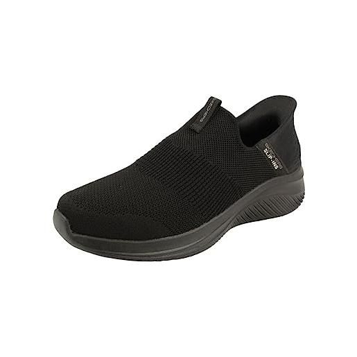 Skechers ultra flex 3.0 smooth step, sneaker uomo, navy knit trim, 46 eu