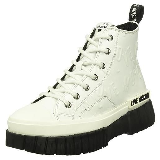 Love Moschino sneakers donna, bianco, 37 eu