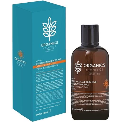 Organics sun care - doccia shampoo idratante doposole, 250ml
