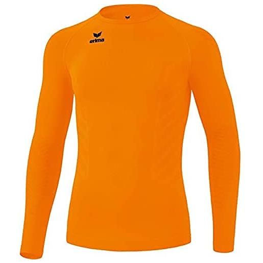 Erima athletic longsleeve 2.0 underwear, new orange, l unisex-adulto