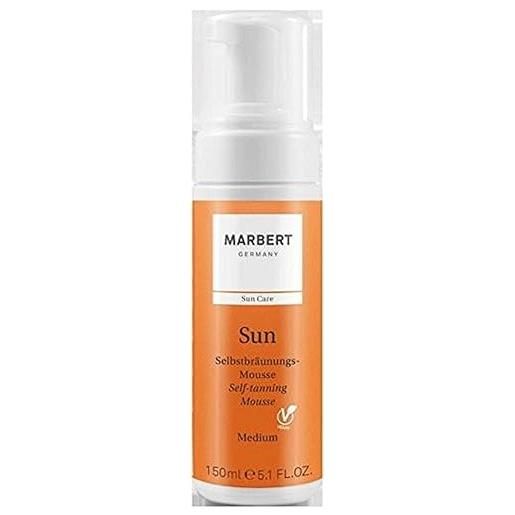 Marbert sun self tanning mousse - mousse autoabbronzante, 1 confezione (1 x 150 ml)