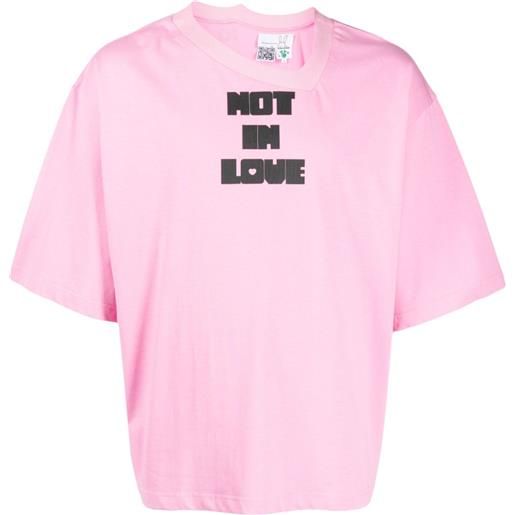 Natasha Zinko t-shirt con stampa - rosa