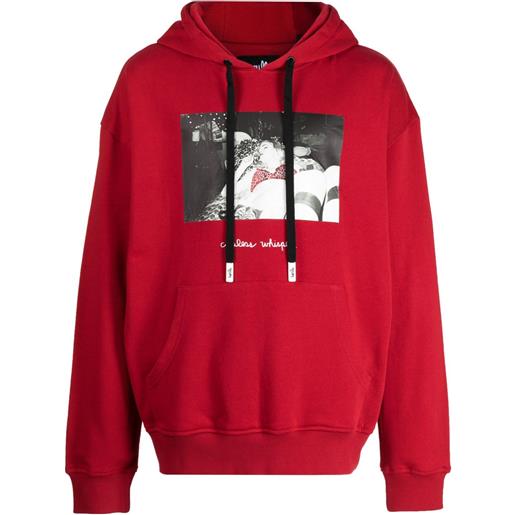 Haculla felpa careless whisper con cappuccio - rosso