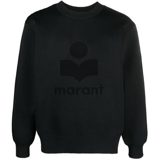 MARANT maglione con logo - nero