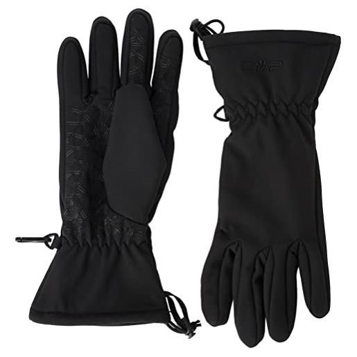 CMP, guanti softshell da donna, nero, 8