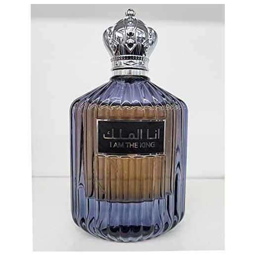 Sunnah Trends ard al zaafaran - i am the king, eau de parfum originale, arabo, al tè grigio e legno di bergamotto, 100 ml